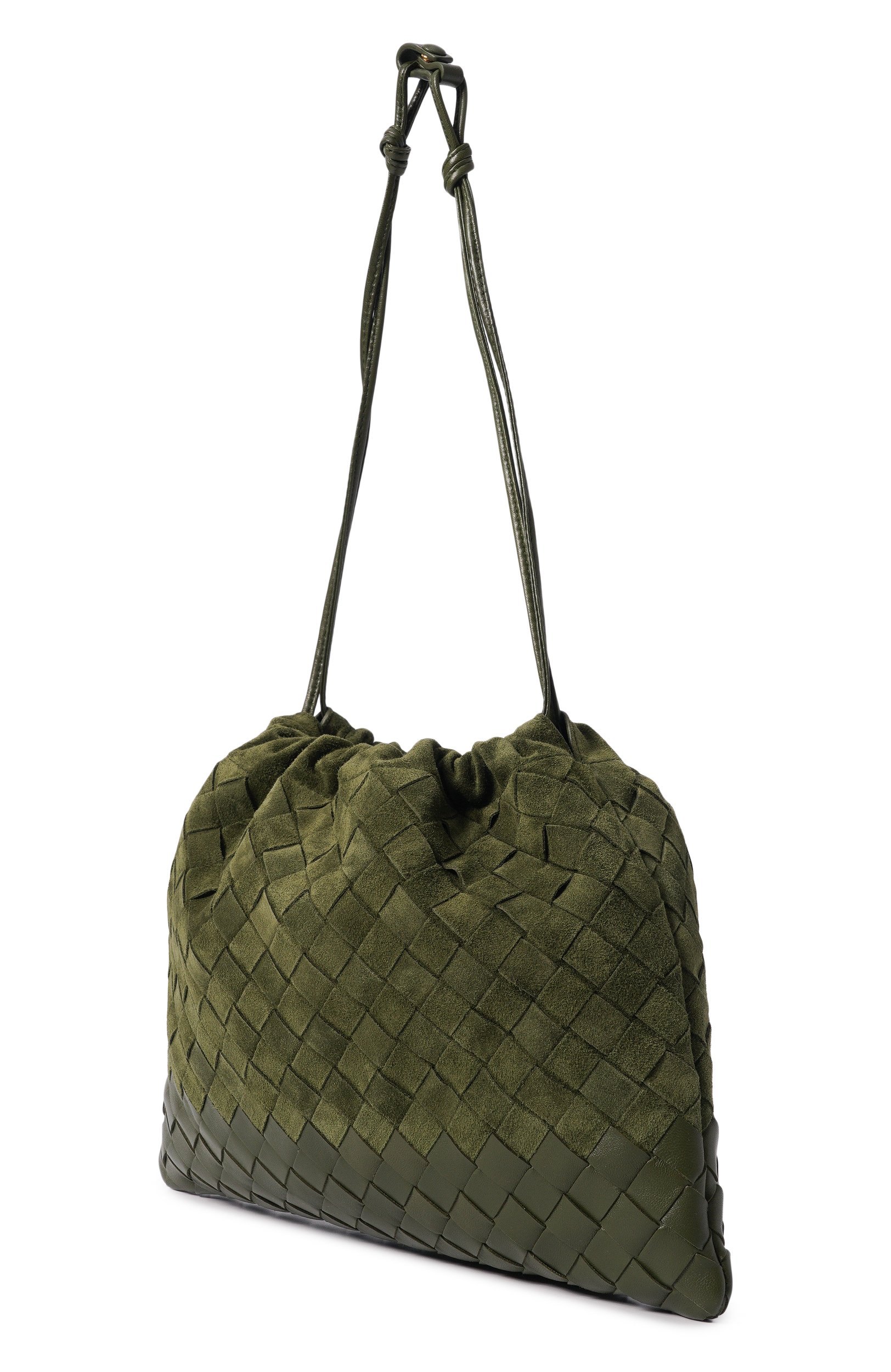 Сумка dustbag BOTTEGA VENETA зеленого цвета по цене 288500 руб., арт. 796728/V6TW0, фото 4 Сумка dustbag BOTTEGA VENETA, арт. 796728/V6TW0, фото 4