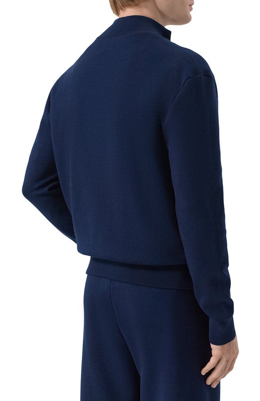 Кардиган из хлопка и шелка MVST M26.CSM.K418/M0142 Синий  M26.CSM.K418/M0142 Фото 4