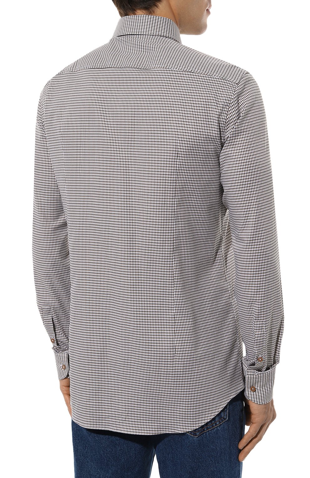 Хлопковая рубашка BOSS, арт. 50496316, фото 4