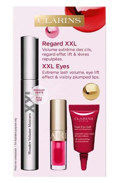 Набор wonder volume mascara xxl (8+3+1,4ml) CLARINS цвета по цене 3900 руб., арт. 80129846, фото 4 Набор wonder volume mascara xxl (8+3+1,4ml) CLARINS, арт. 80129846, фото 4