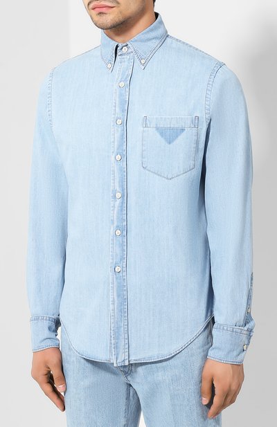 Джинсовая рубашка PRADA, арт. GEC045-1TPU-F0BAU, фото 3