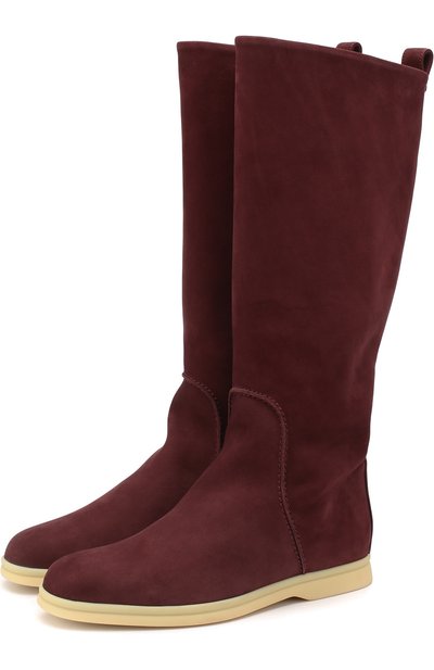 Сапоги из нубука на контрастной подошве LORO PIANA, арт. FAG3617, фото 1