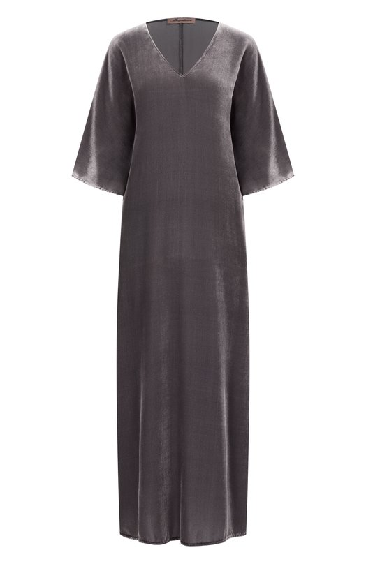 Платье из вискозы и шелка Marjolaine 5BRU3001 Серый 5BRU3001