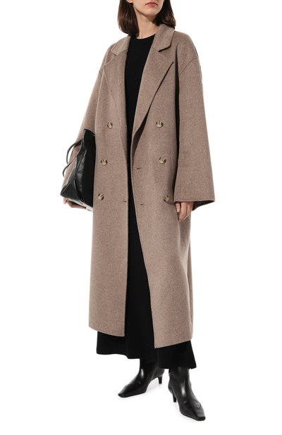 Пальто из шерсти и кашемира LOULOU DE SAISON бежевого цвета по цене 79150 руб., арт. B0RNE0, фото 2 Пальто из шерсти и кашемира LOULOU DE SAISON, арт. B0RNE0, фото 2