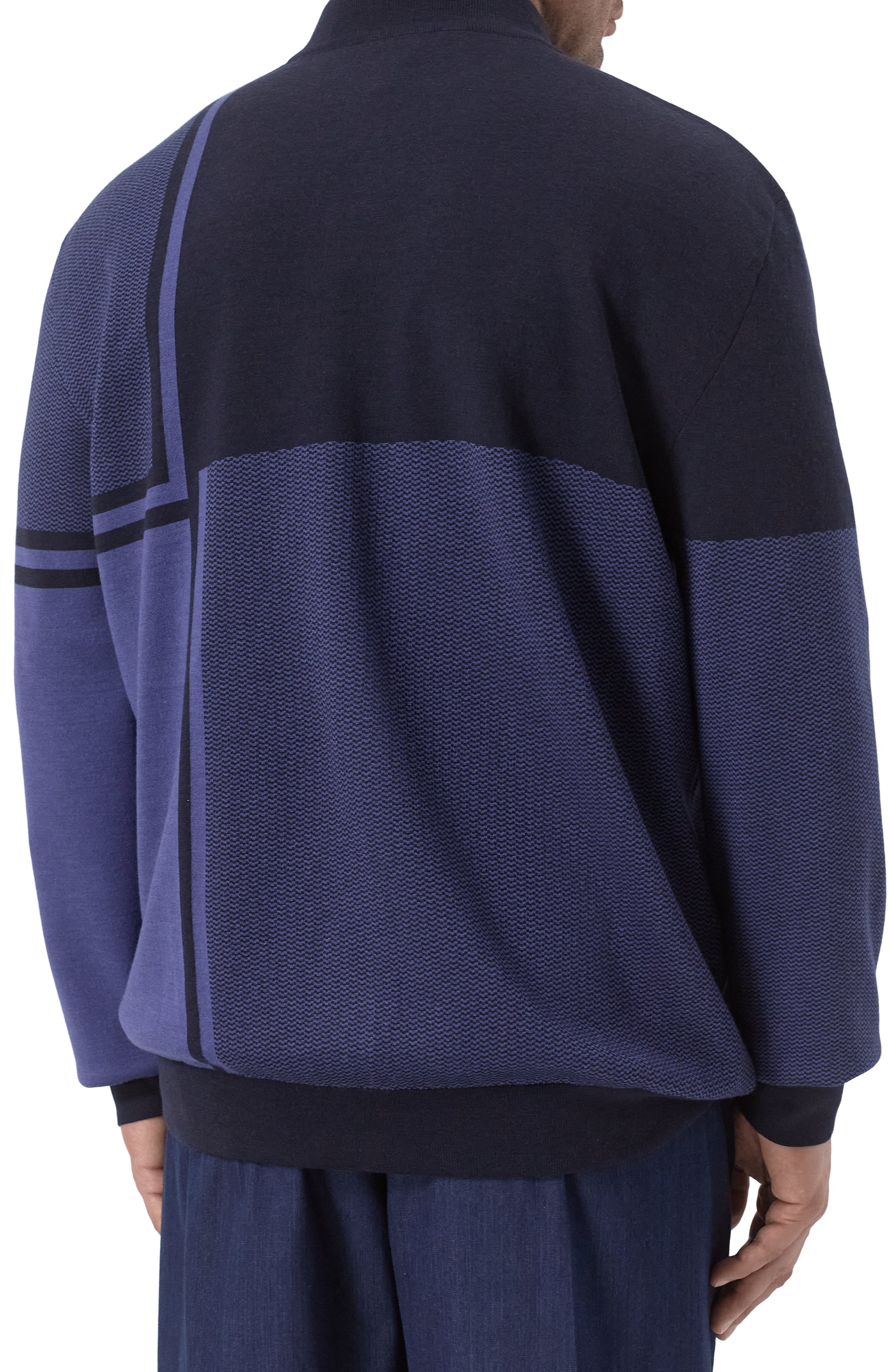 Кардиган из шерсти и шелка ZILLI, арт. JSS003M0240VZDTB0/62, фото 4