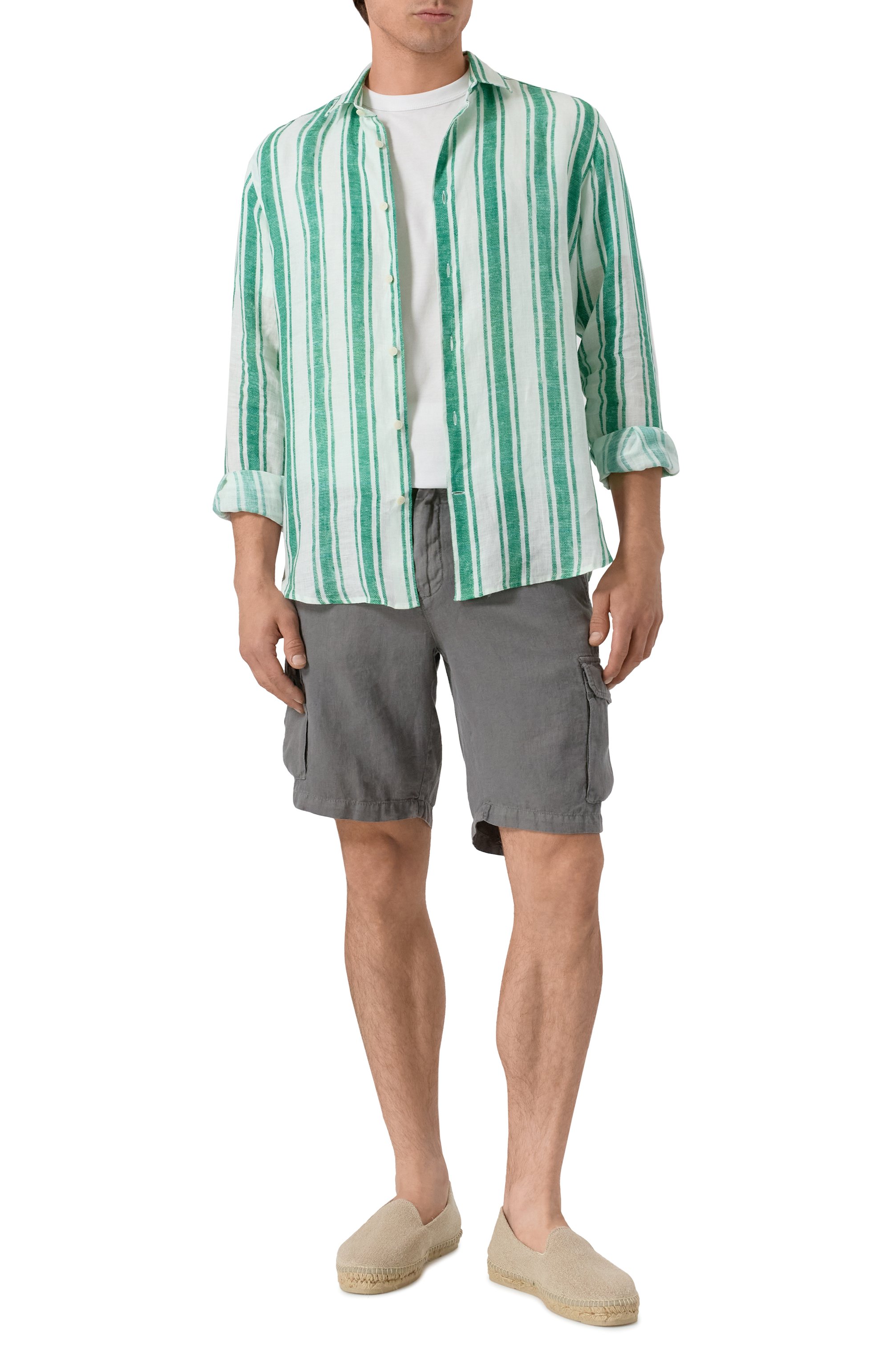 Льняные шорты MC2 SAINT BARTH, арт. STBM R0DI/01959H, фото 2