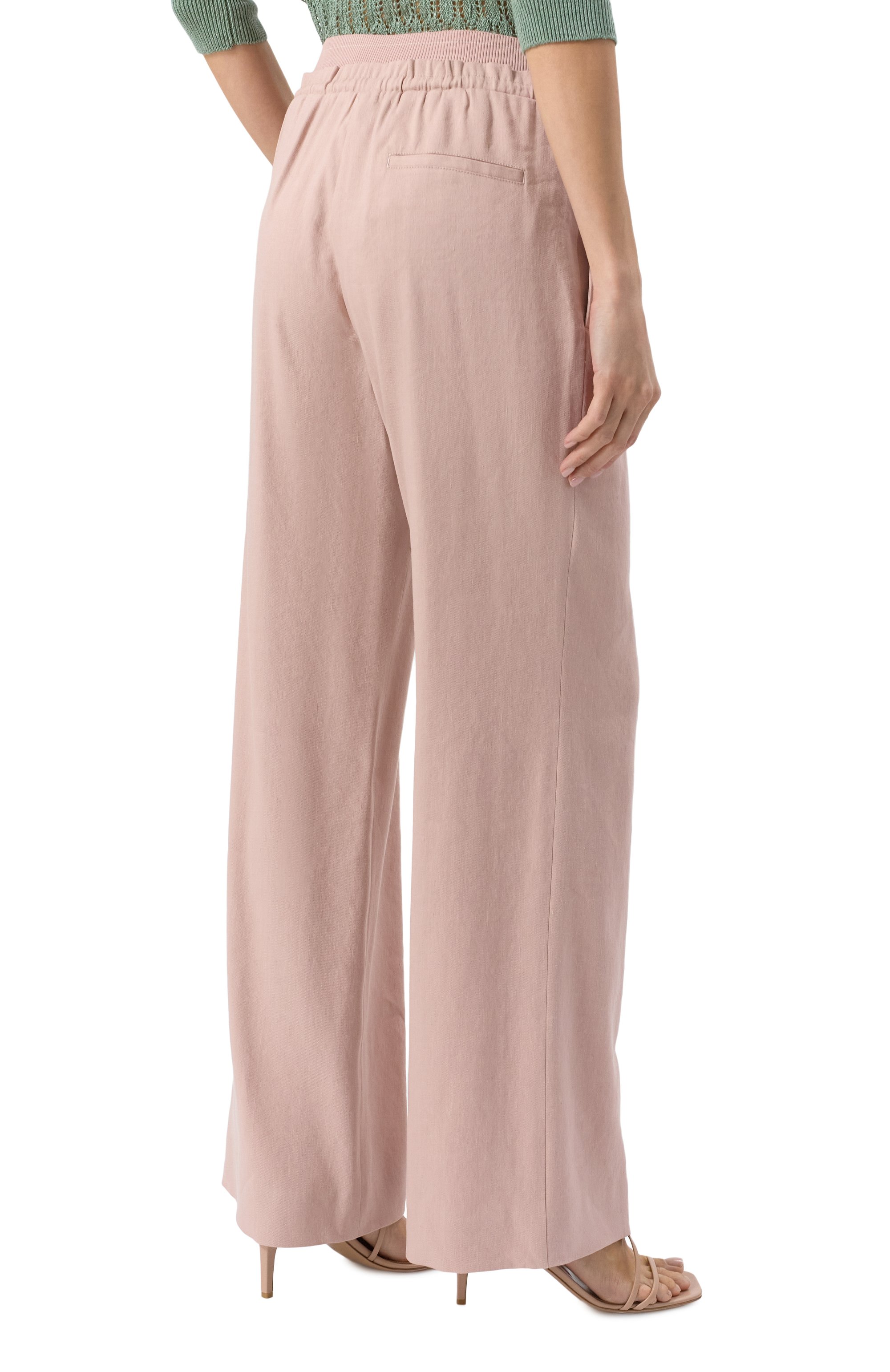 Брюки изо льна и вискозы LORENA ANTONIAZZI, арт. P2550PA81B/3347, фото 4