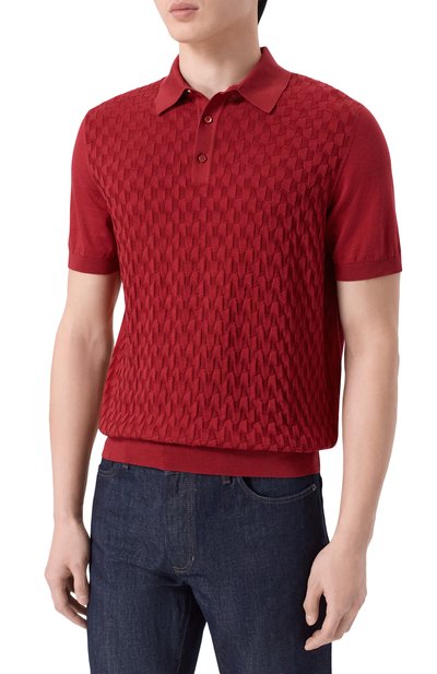 Поло из шелка и хлопка STEFANO RICCI, арт. K818110P13/F26176, фото 3