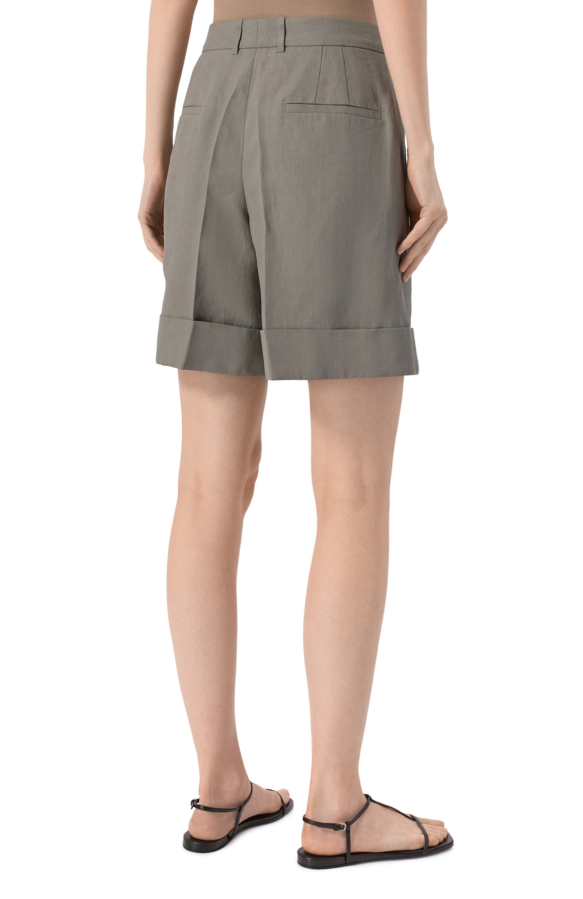 Льняные шорты JIL SANDER, арт. J02KA0323/J60001, фото 4