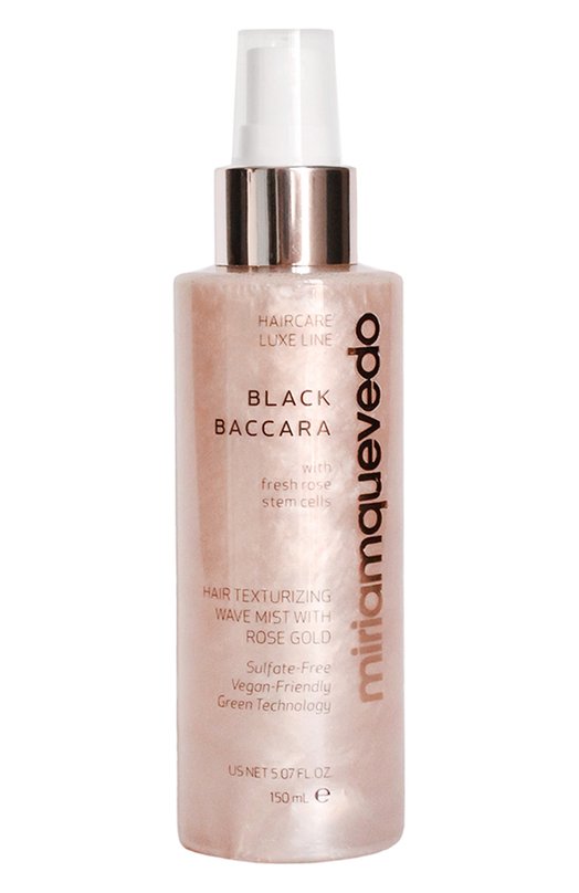 фото Текстурирующий мист для волос с 23к розовым золотом и розой black baccara (150ml) miriamquevedo