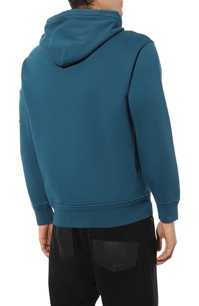 Хлопковое худи C.P. COMPANY, арт. 16CMSS099A110044R, фото 4