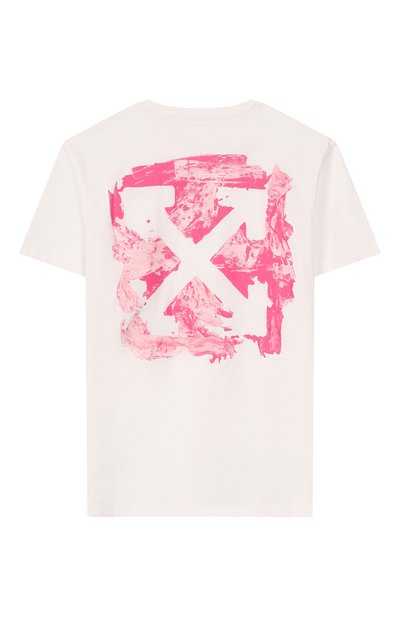Хлопковая футболка OFF-WHITE, арт. 0GAA001F25JER006/12+