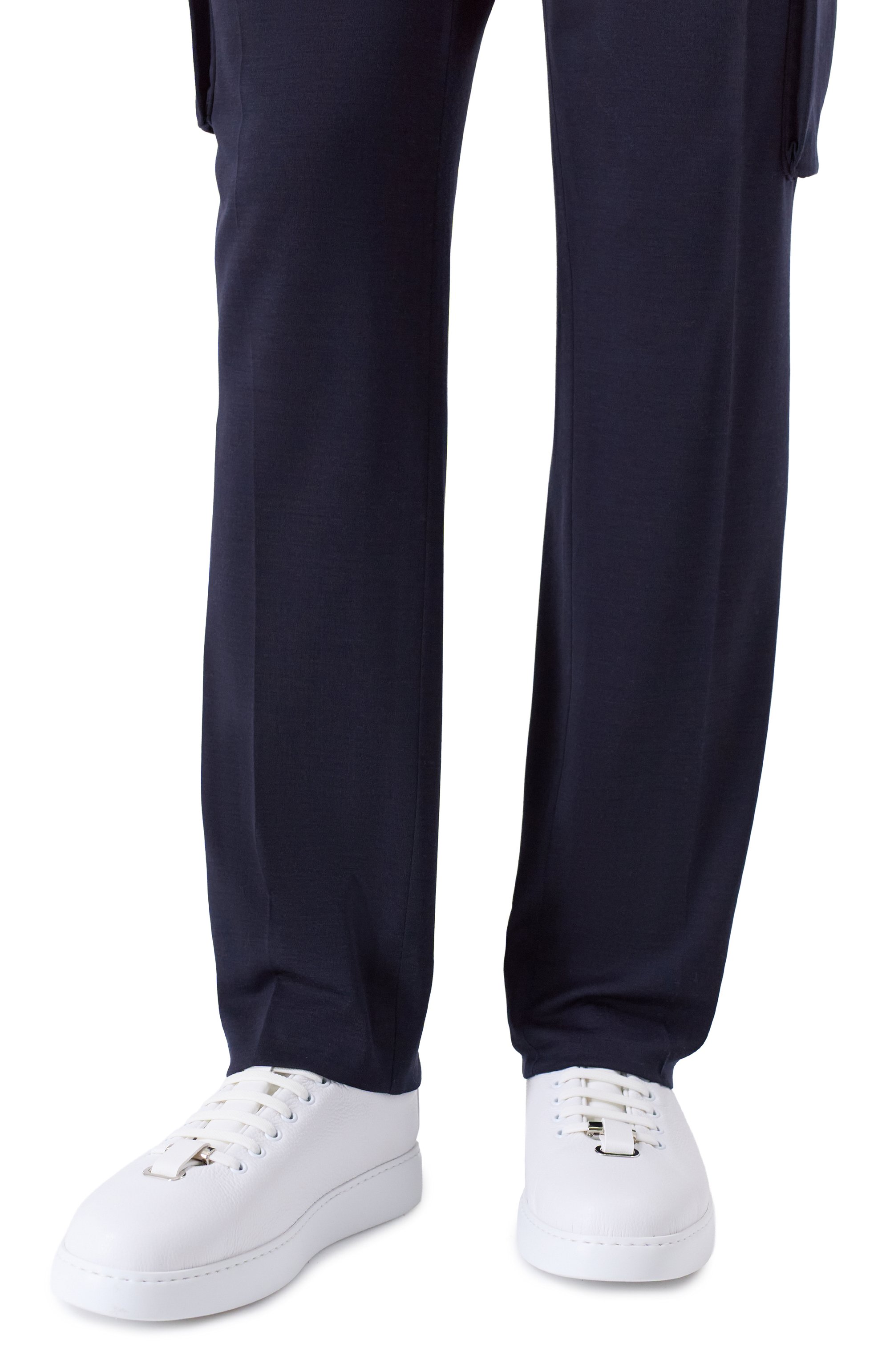 Кожаные кеды t-switch FRANCESCHETTI белого цвета по цене 34200 руб., арт. BREE001/MEM0RY, фото 3 Кожаные кеды t-switch FRANCESCHETTI, арт. BREE001/MEM0RY, фото 3