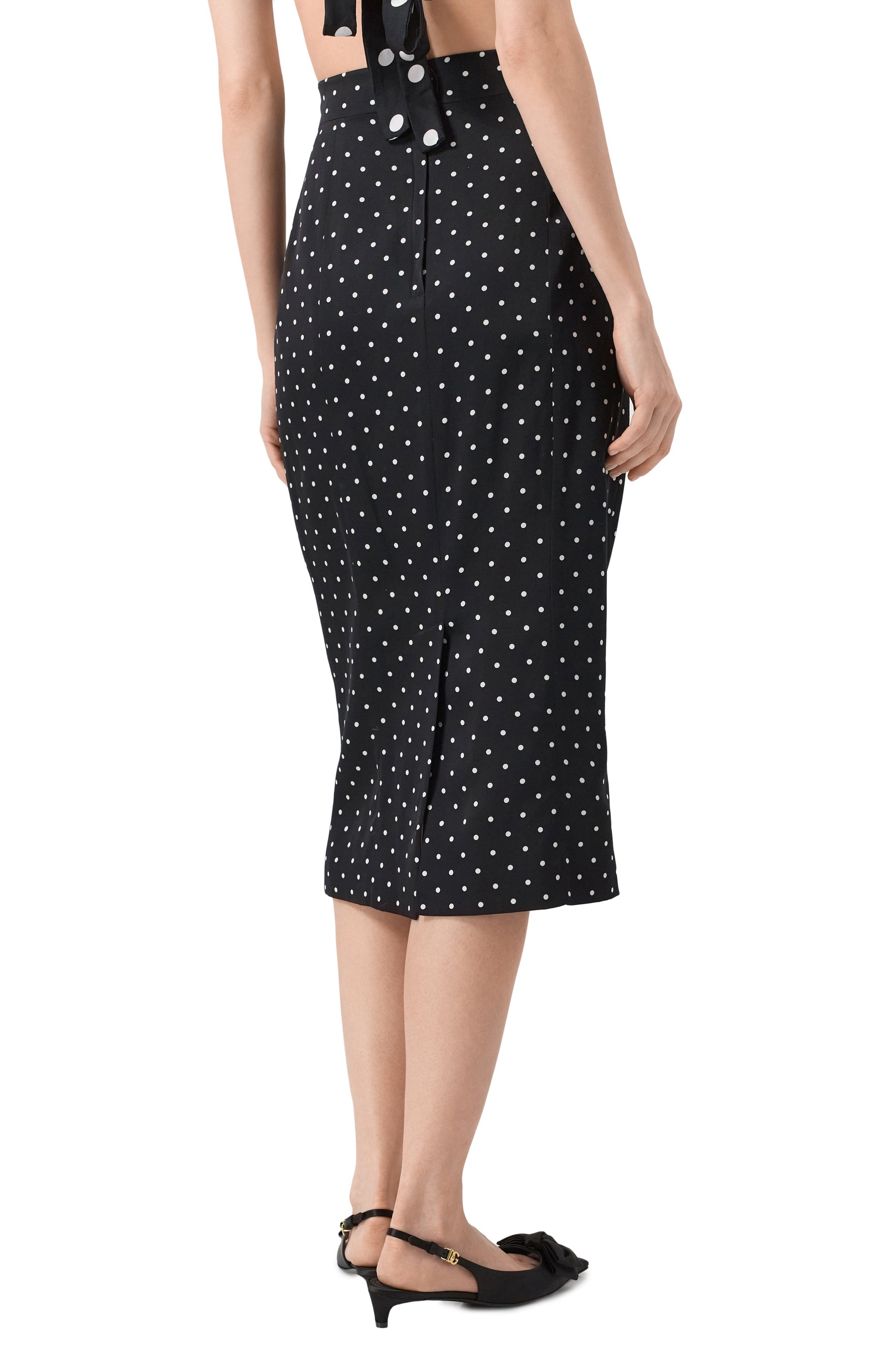 Шелковая юбка DOLCE & GABBANA, арт. F4BU0T/FSA63, фото 4