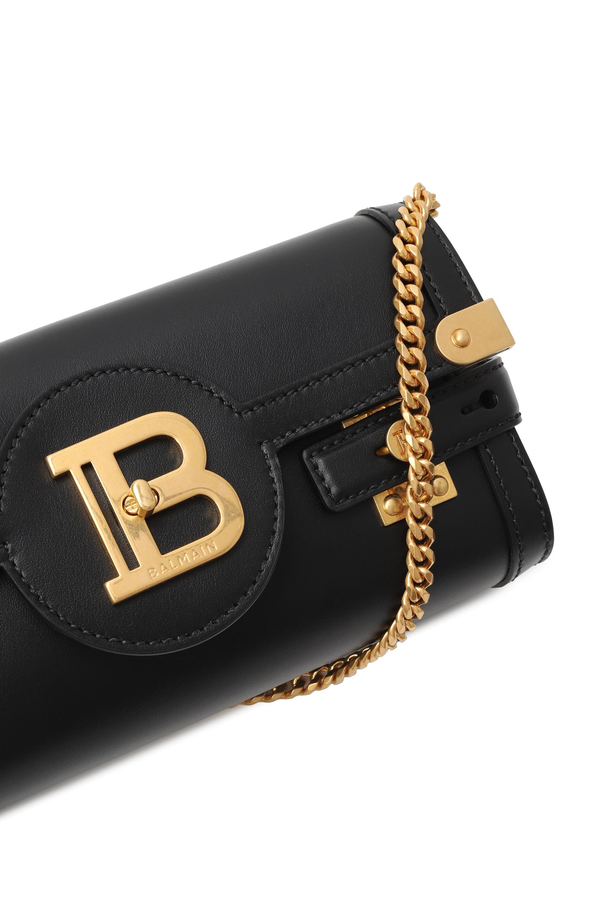 Сумка b-buzz 23 BALMAIN черного цвета по цене 148500 руб., арт. GN1LE596/LAVE, фото 3 Сумка b-buzz 23 BALMAIN, арт. GN1LE596/LAVE, фото 3