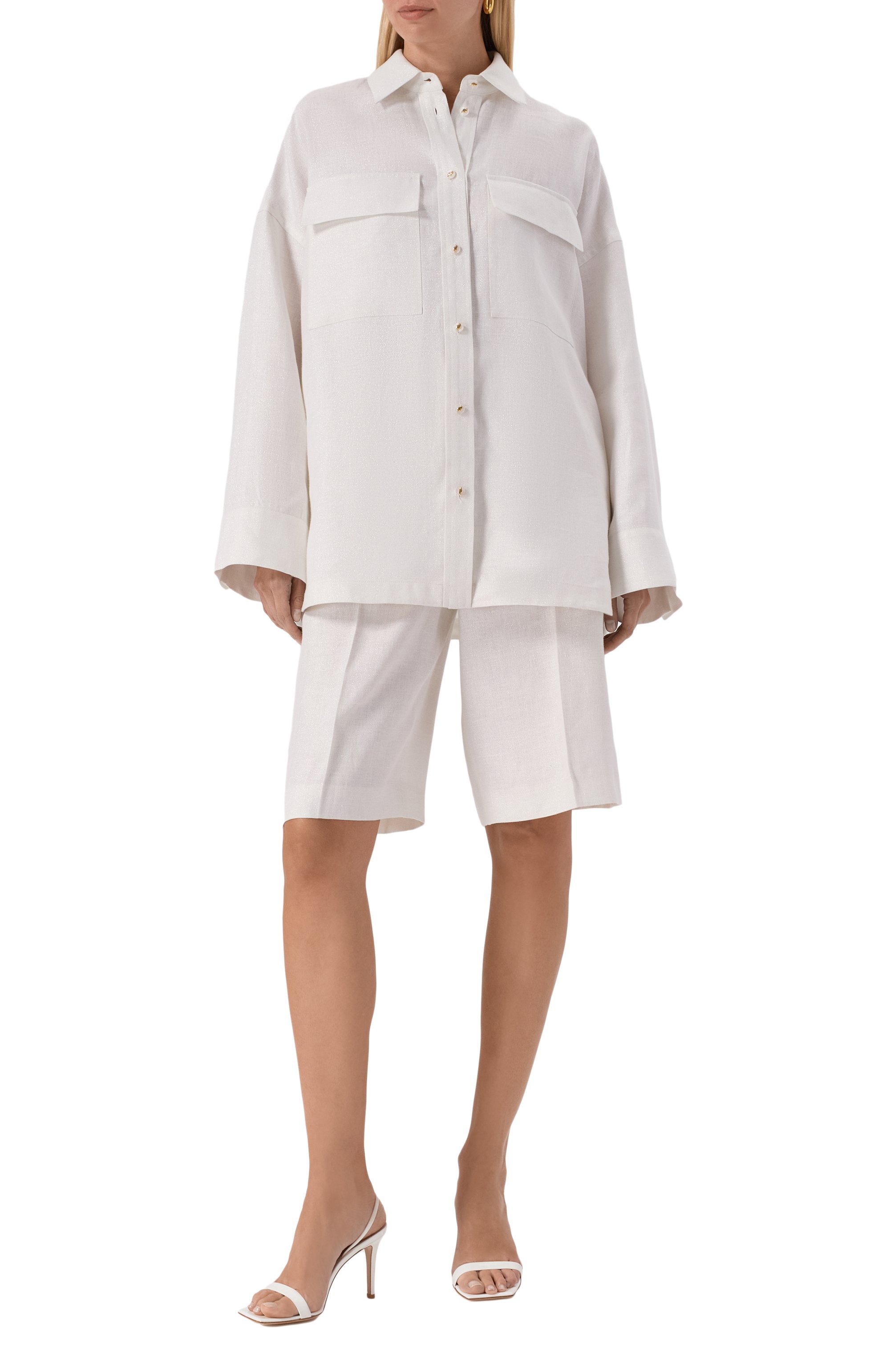 Льняная рубашка ХОХЛОМА Х АЛЕНА АХМАДУЛЛИНА, арт. WTB2246, фото 2