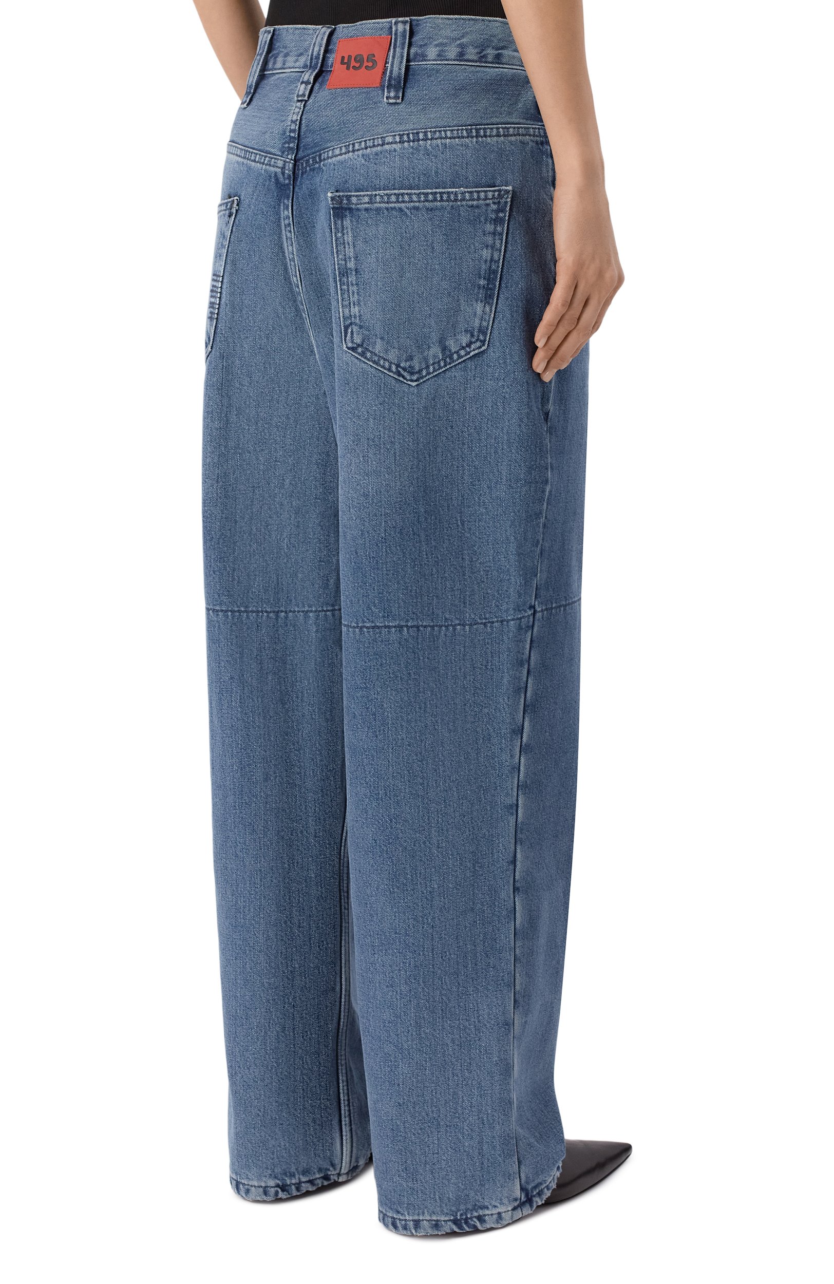 Джинсы all eyez 495 DENIM синего цвета по цене 16000 руб., арт. 949523/JU3B, фото 4 Джинсы all eyez 495 DENIM, арт. 949523/JU3B, фото 4