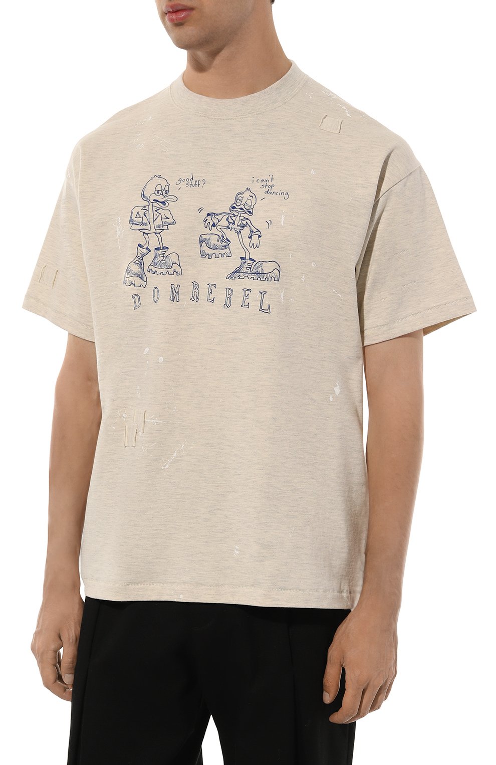 Хлопковая футболка DOMREBEL, арт. M DANCING T-SHIRT/TSHIRT, фото 3
