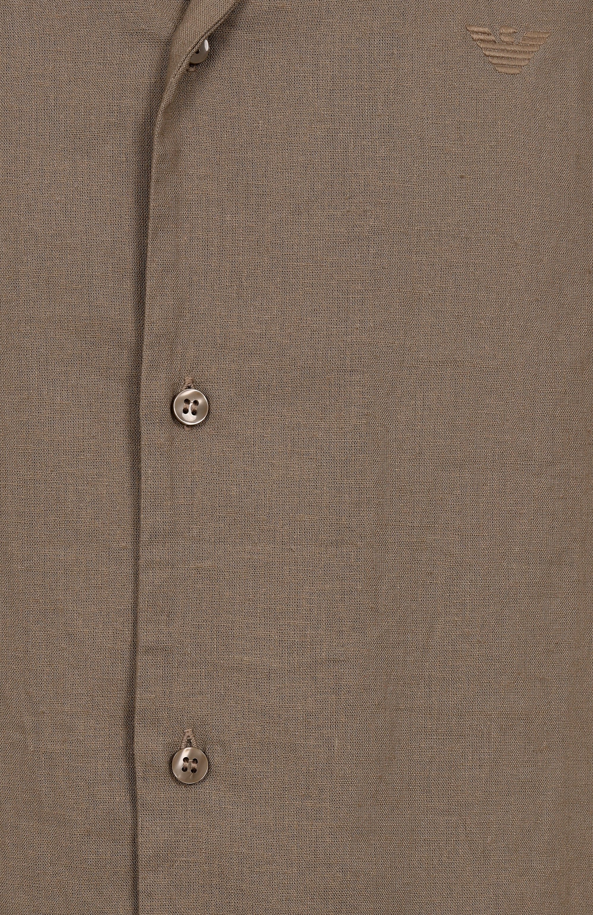 Рубашка изо льна и вискозы EMPORIO ARMANI, арт. EM000593/AF12356, фото 6