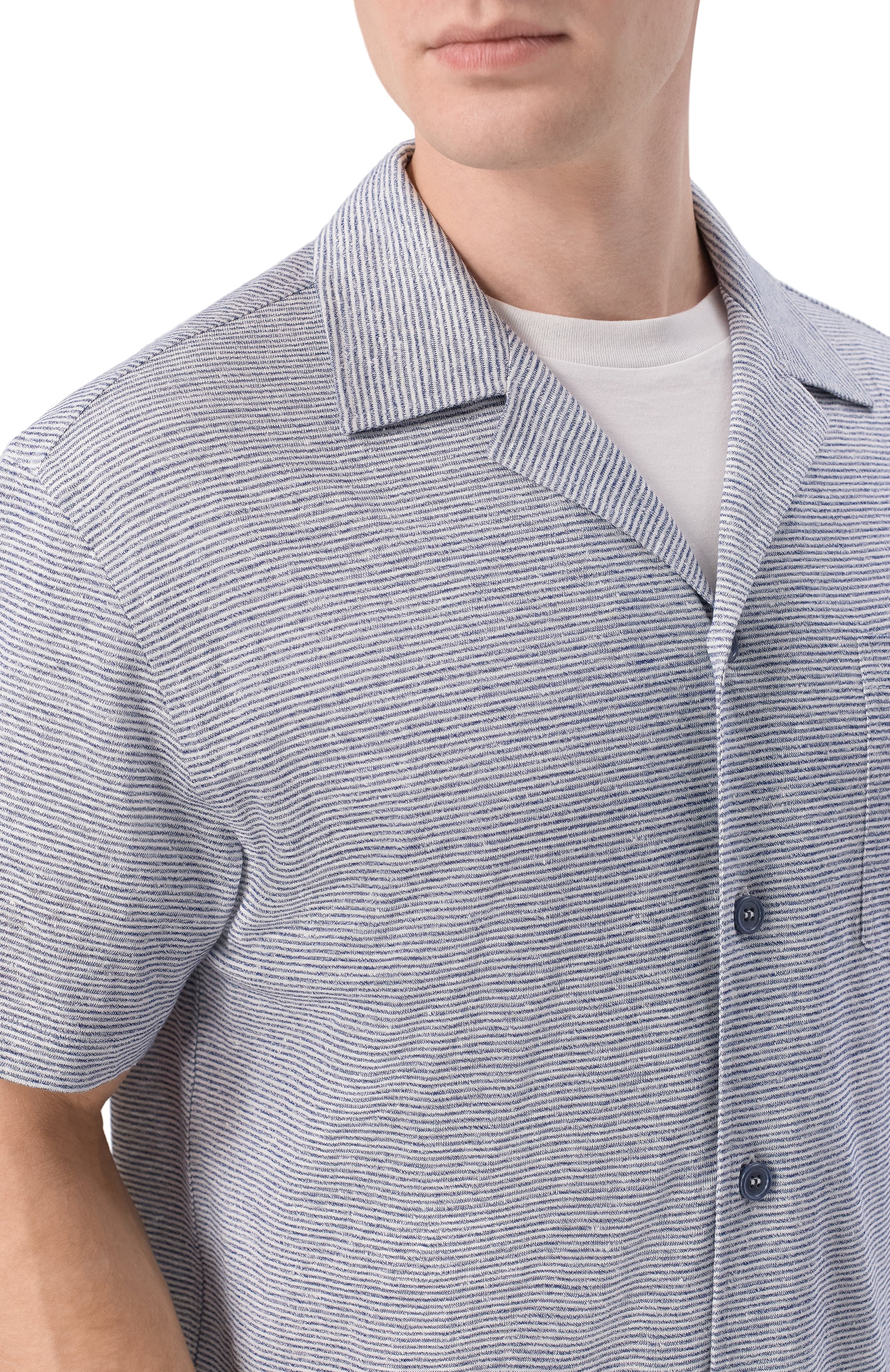 Рубашка изо льна и хлопка BRIONI, арт. UJPF0L/PD604, фото 5