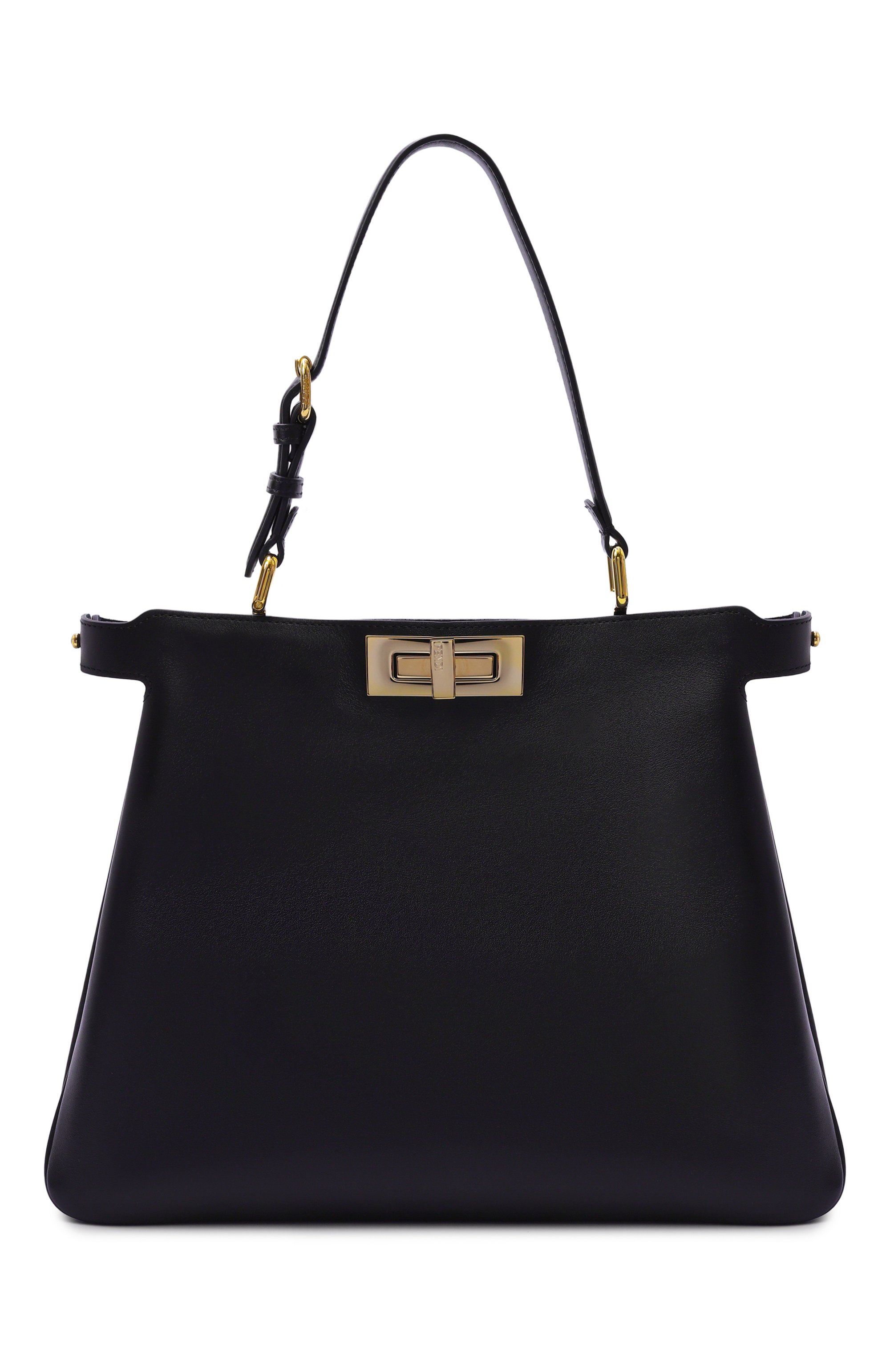Сумка peekaboo soft medium FENDI черного цвета по цене 739000 руб., арт. 8BN353/A0VH, фото 1 Сумка peekaboo soft medium FENDI, арт. 8BN353/A0VH, фото 1
