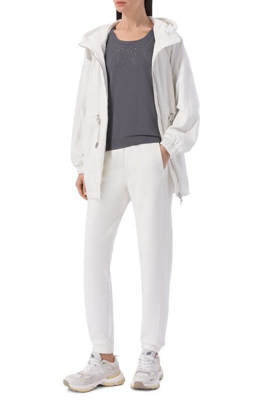 Майка из вискозы EA7 7W001014/AF13919 Серый  7W001014/AF13919 Фото 2