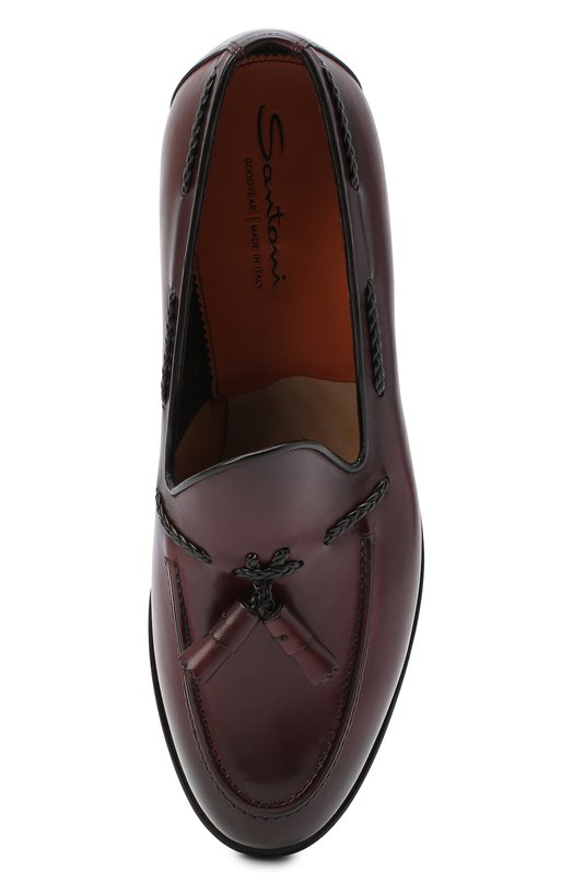 фото Кожаные лоферы santoni