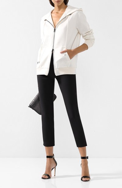 Однотонный кардиган из смеси хлопка и шелка с капюшоном TOM FORD, арт. GIJ005-FAX351, фото 2