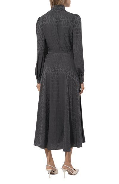 Шелковое платье VALENTINO, арт. 5B3VAA057TK, фото 4