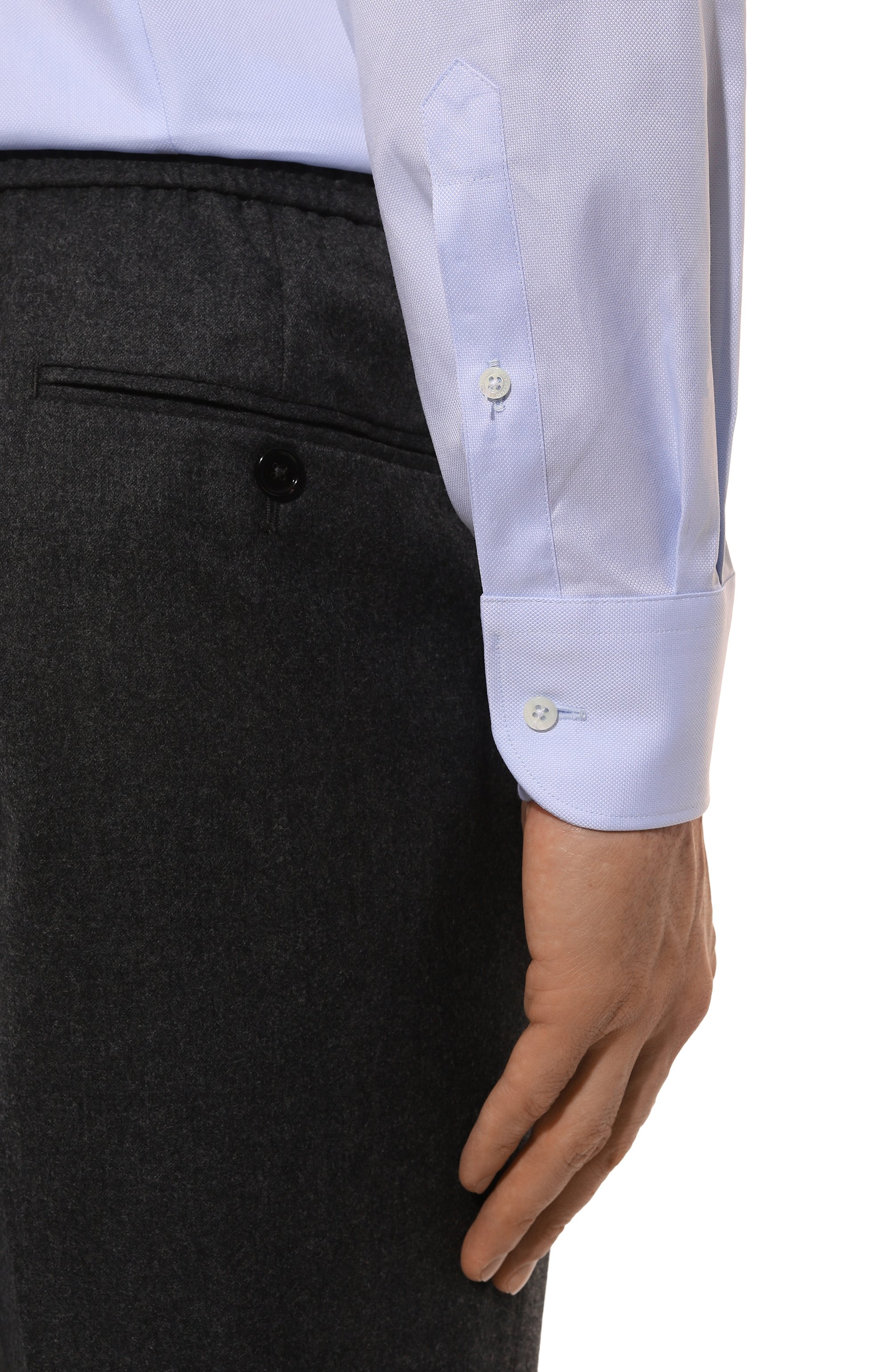 Хлопковая сорочка CORNELIANI, арт. 94P100-9411700, фото 5