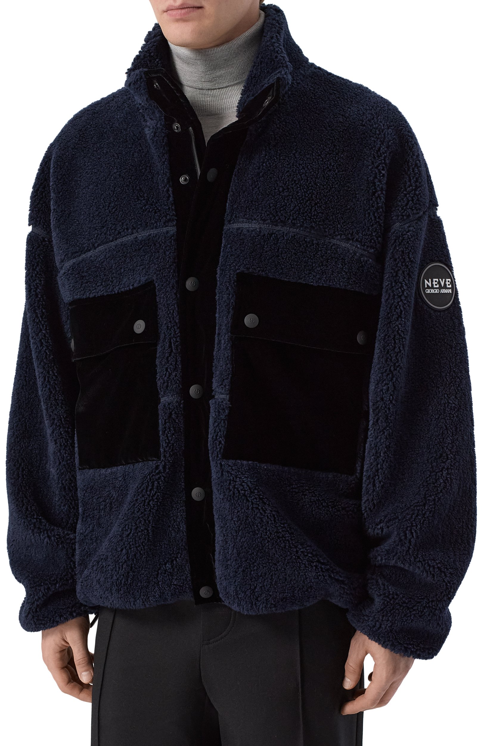 Куртка neve из вискозы и шерсти GIORGIO ARMANI, арт. GM004758/TE24325, фото 3