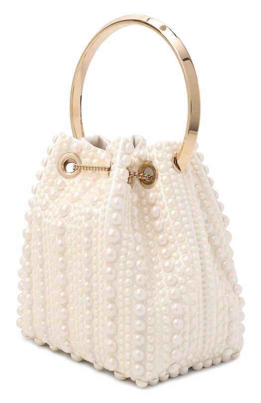 Сумка Bon Bon Jimmy Choo B0NB0NFSI Кремовый  B0NB0NFSI Фото 4