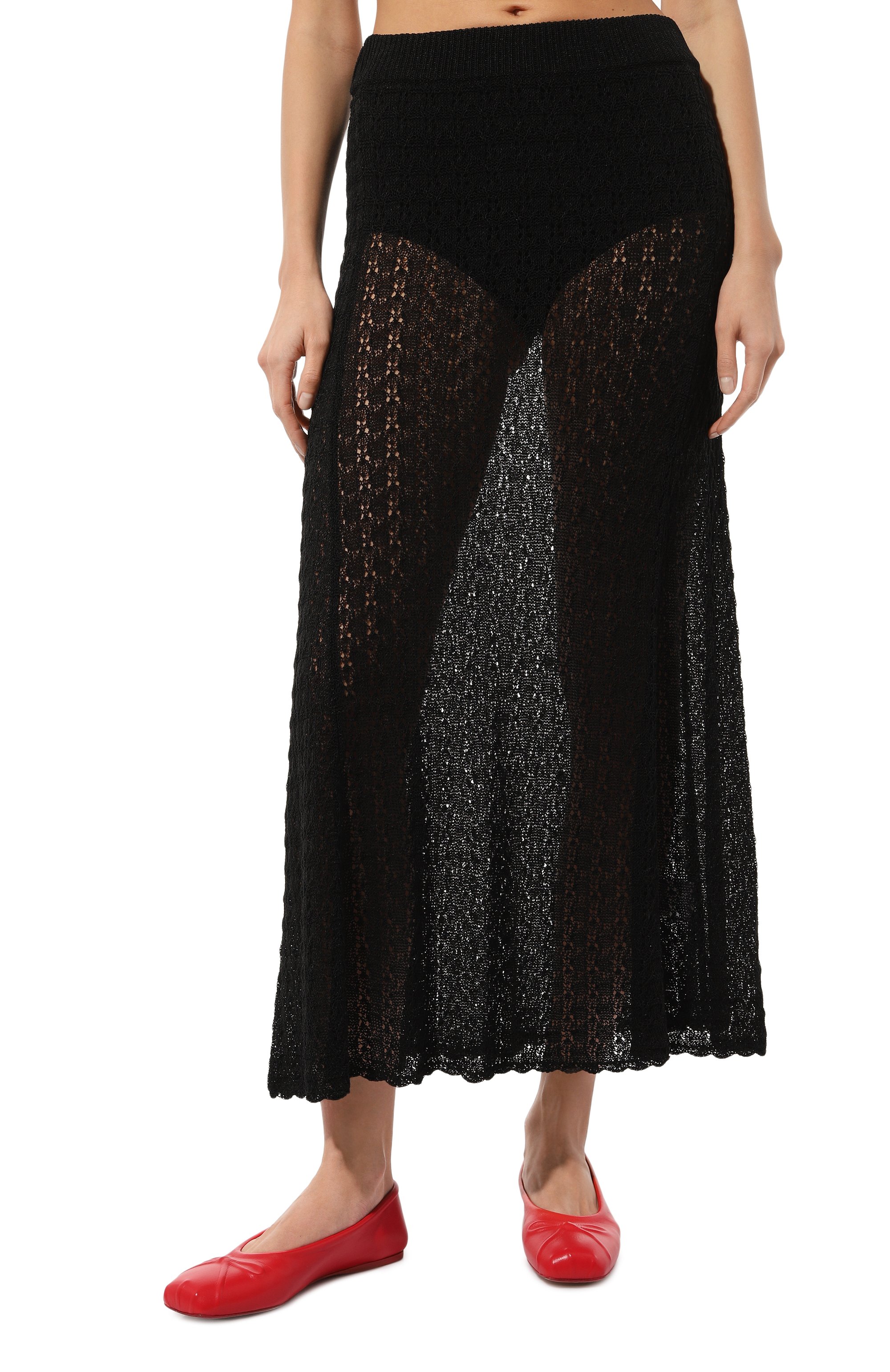 Юбка из вискозы GANNI, арт. K2269/2677, фото 3