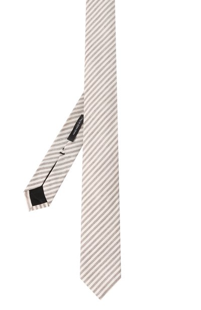 Галстук изо льна и шелка BOSS бежевого цвета по цене 9860 руб., арт. 50490633, фото 3 Галстук изо льна и шелка BOSS, арт. 50490633, фото 3