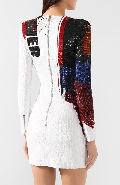 Платье с пайетками BALMAIN, арт. RF26958/P008, фото 4