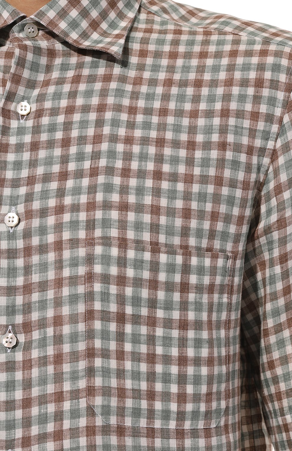 Льняная рубашка STEFANO RICCI, арт. MC007469/LX2716, фото 5