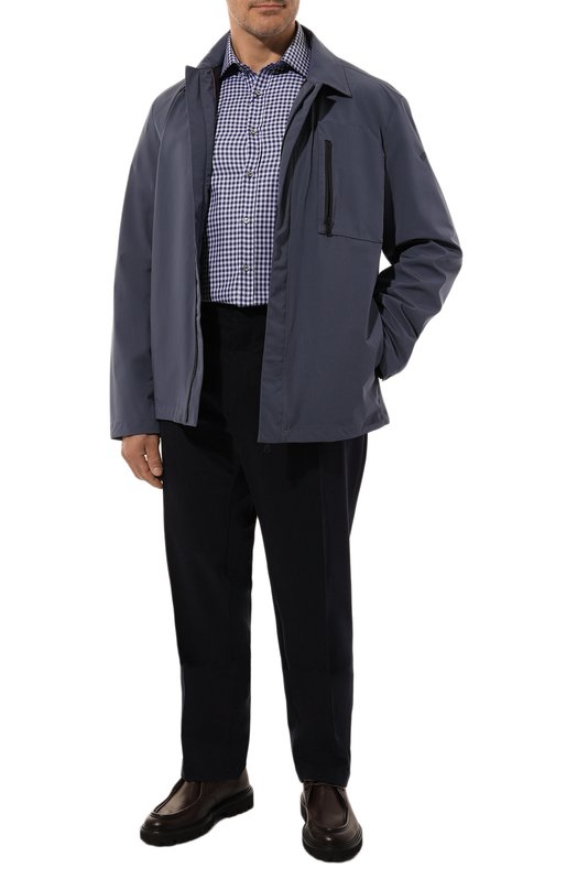 Хлопковая рубашка Paul&Shark 14313151CF Синий  14313151CF Фото 2