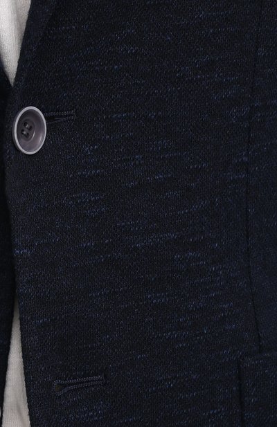 Пиджак из хлопка и льна CANALI, арт. J0147/JJ01975, фото 5