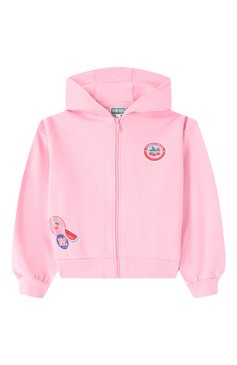 Детский хлопковая толстовка KENZO розового цвета, арт. K60987 | Фото 1 (Материал внешний: Хлопок; Рукава: Длинные; Материал сплава: Проставлено; Драгоценные камни: Проставлено; Материал подклада: Хлопок; Девочки Кросс-КТ: Толстовка-одежда, Толстовка-спорт; Ростовка одежда: 3 года | 98 см, 5 лет | 110 см, 7 лет | 122 см, 9 лет | 134 см, 12 лет | 152 см)