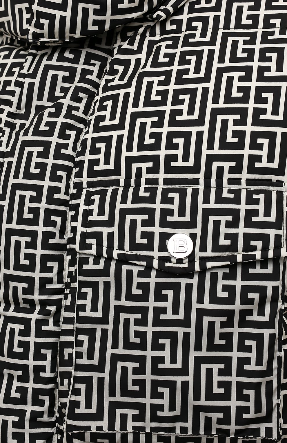 Пуховый жилет BALMAIN кремового цвета по цене 228500 руб., арт. WH1T0025/I687, фото 5 Пуховый жилет BALMAIN, арт. WH1T0025/I687, фото 5