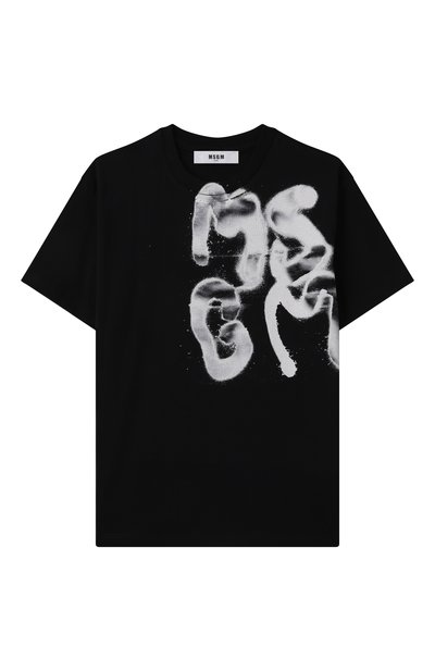 Хлопковая футболка MSGM KIDS, арт. S5MSJBTH035