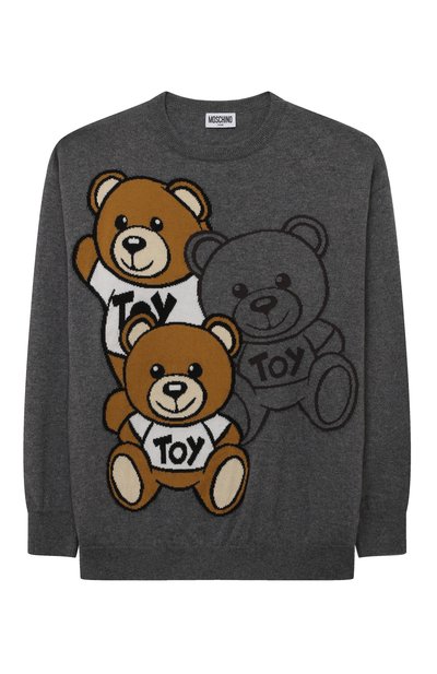 Хлопковый пуловер MOSCHINO, арт. HUW00Z/LHE43/10A-14A, фото 1