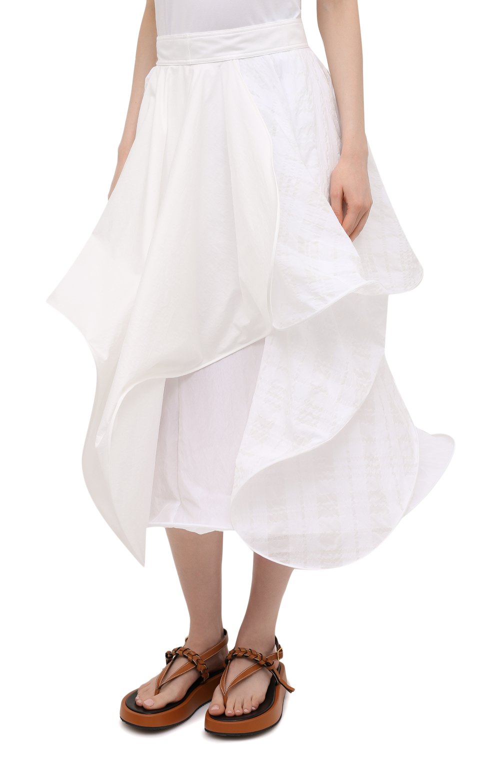 Хлопковая юбка LOEWE, арт. S540Y08X13, фото 3