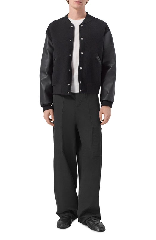 Хлопковые брюки-карго Jil Sander J47KA0295/J45292 Чёрный  J47KA0295/J45292 Фото 2