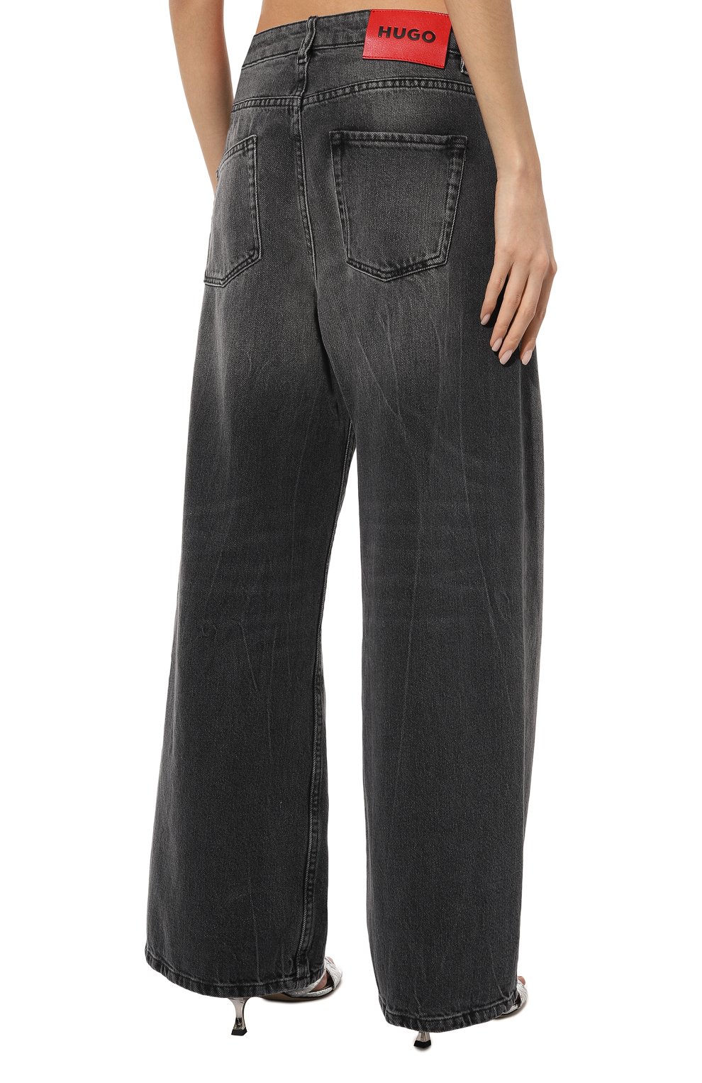 Джинсы HUGO серого цвета по цене 17400 руб., арт. 50502133, фото 4 Джинсы HUGO, арт. 50502133, фото 4