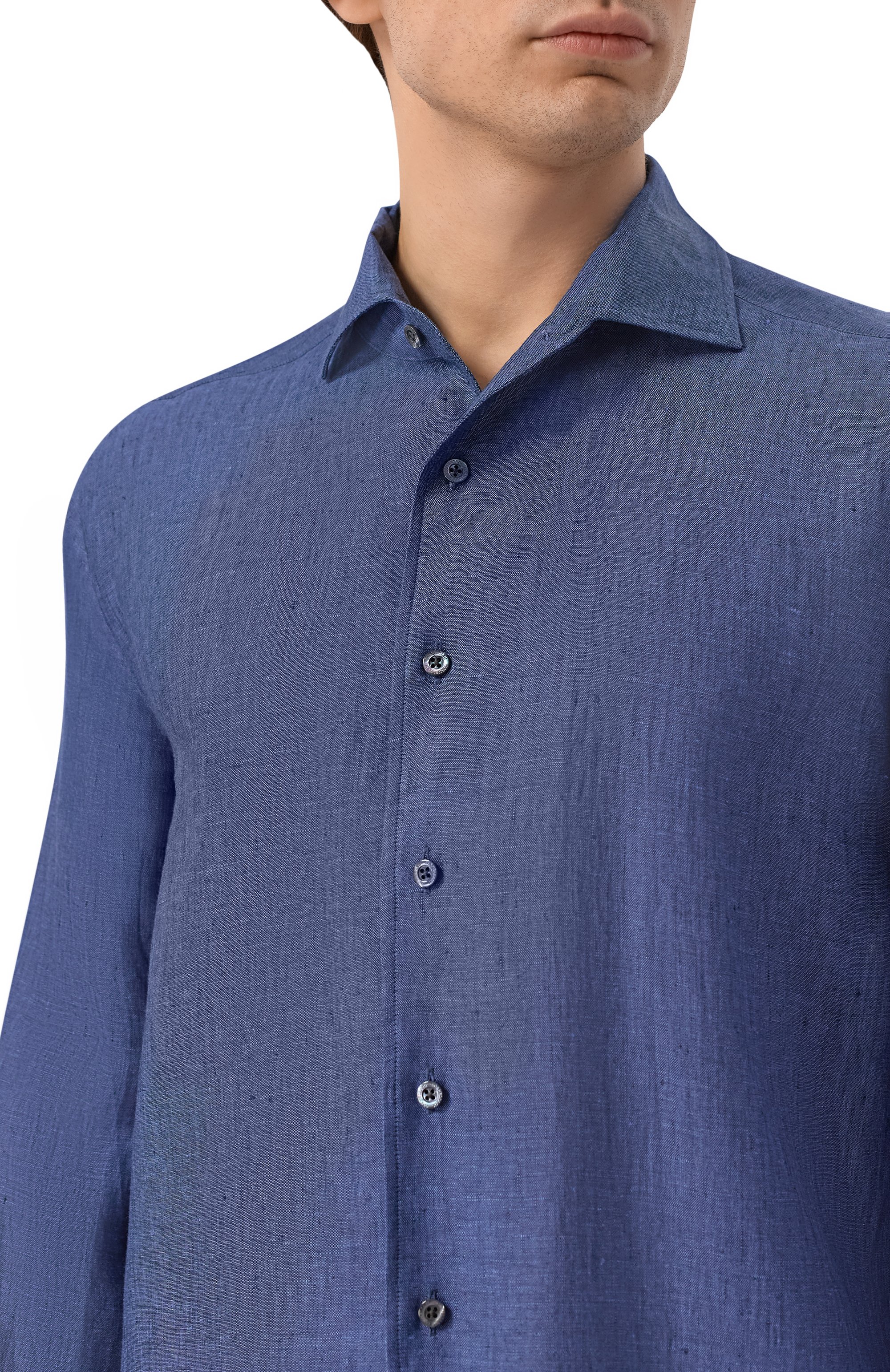 Льняная рубашка CORNELIANI, арт. 27P213/2711334, фото 5