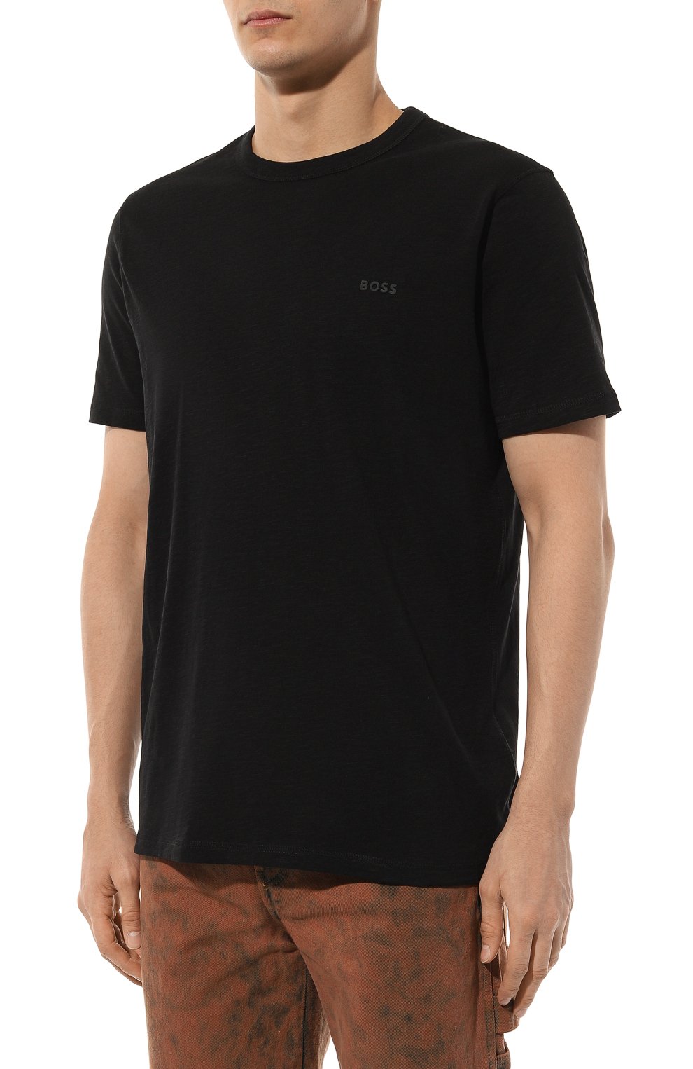 Хлопковая футболка BOSS ORANGE, арт. 50508243, фото 3