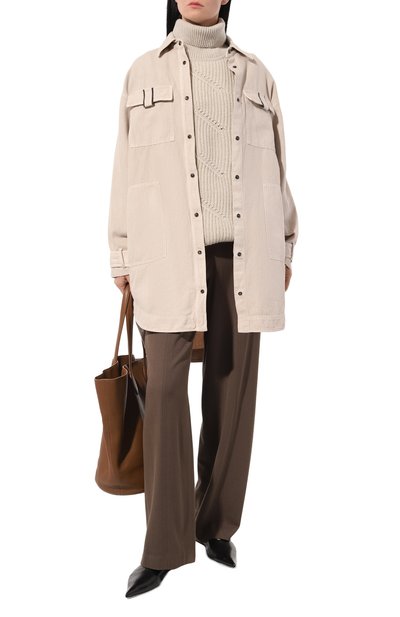 Рубашка из хлопка и шелка BRUNELLO CUCINELLI, арт. ML996NG716, фото 2