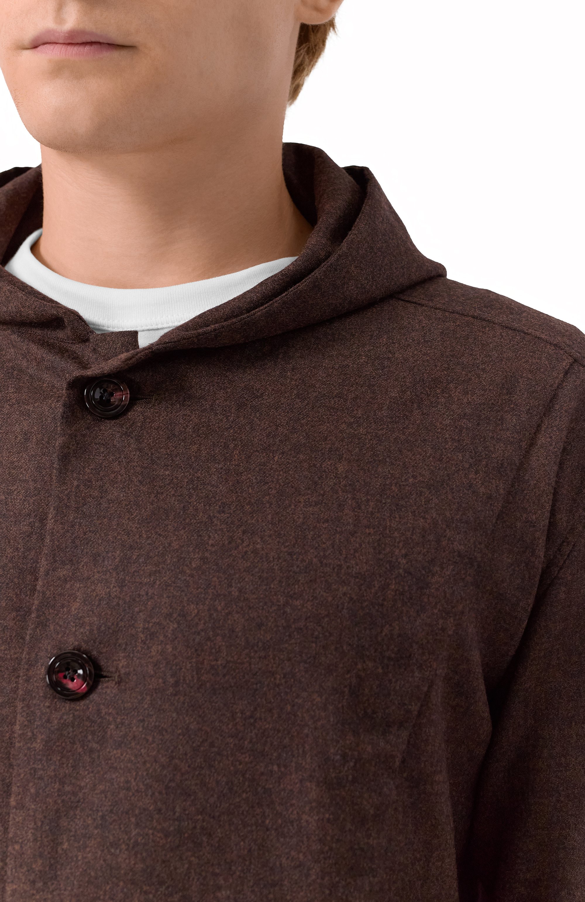 Шерстяная рубашка KITON, арт. UMCLUCAK0124G07, фото 5