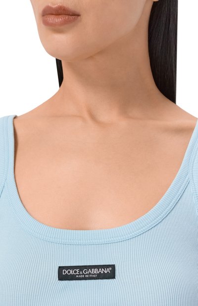 Хлопковая майка DOLCE & GABBANA, арт. F8W45T/FU7AV, фото 5